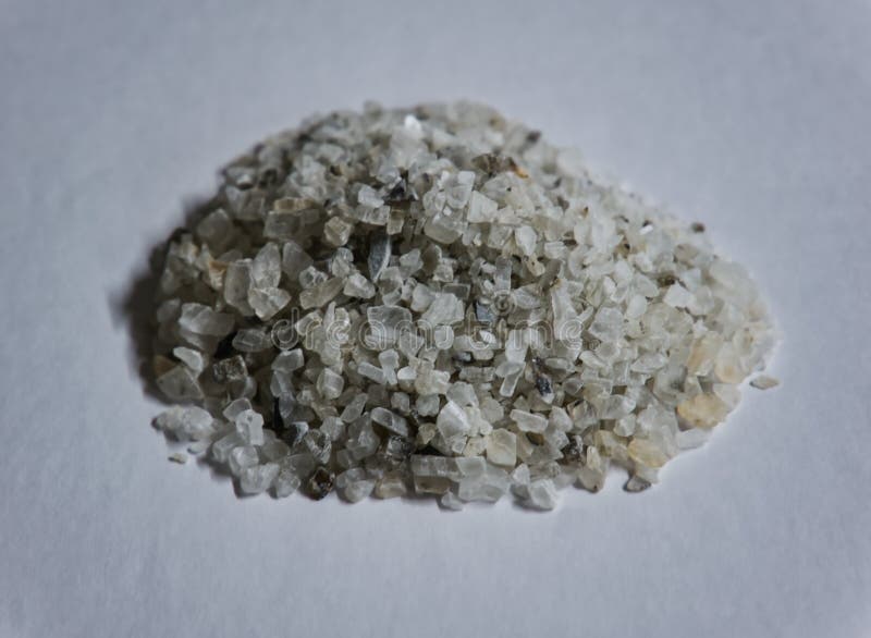 Coarse de-icing salt for the winter with icing royalty free stock photo Coarse de-icing salt for the winter with icing royalty free stock photo