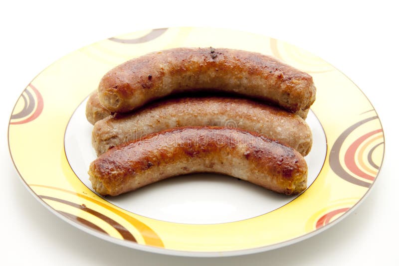 Coarse fried sausage