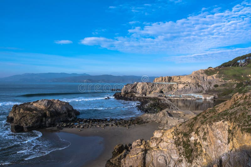 The Coast Along the Sutro Baths, San Francisco Stock Image Image of baths, water 62448861