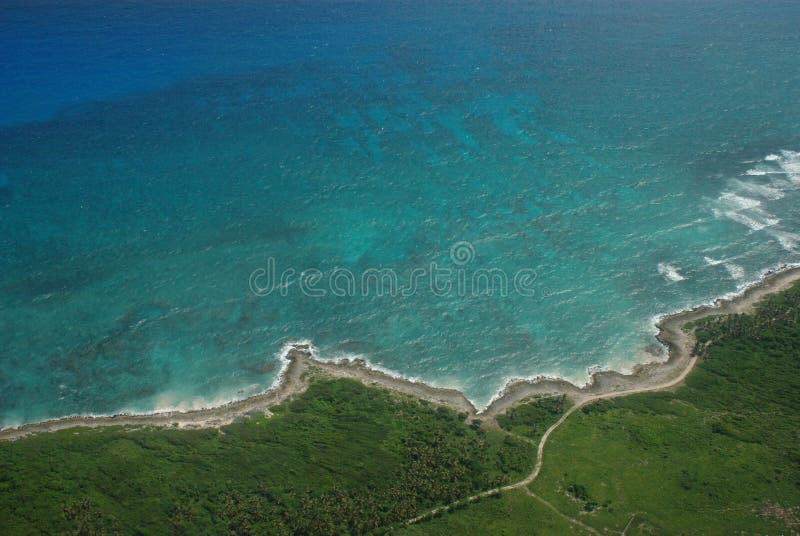 Coast of the Caribbean island