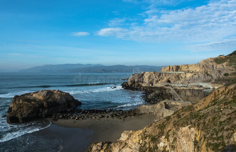 The Coast of Ocean Beach, San Francisco Stock Photo Image of sutro