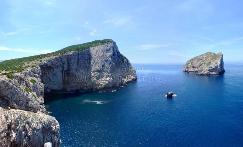 Coast in Sardinia