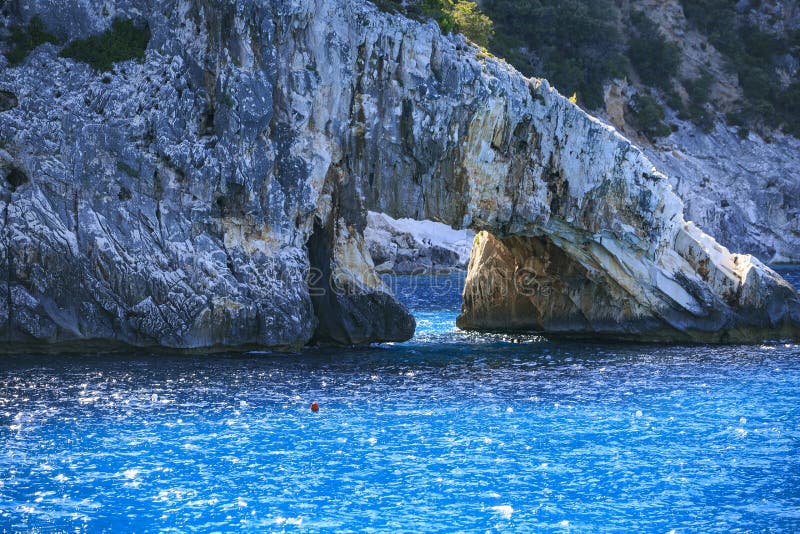 Coast of Sardinia island in Italy
