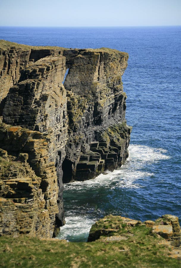 Coastal arch, near Wick, Caithness, Scotland, UK