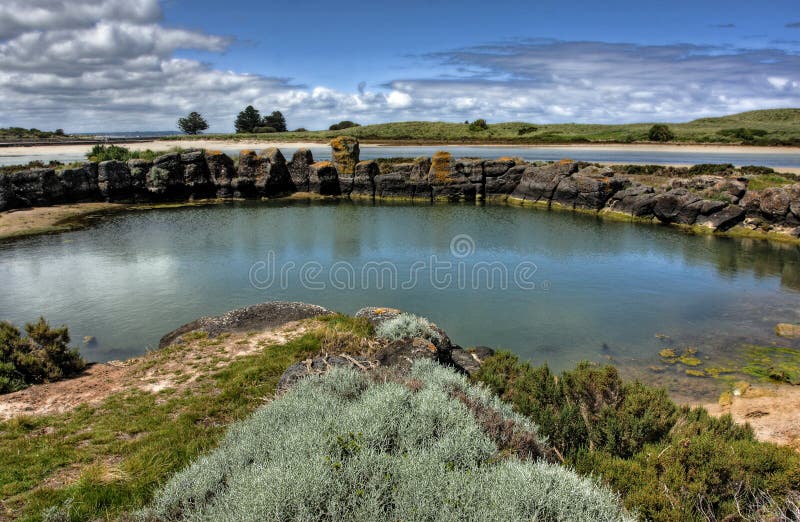 Coastal landscape stock photos