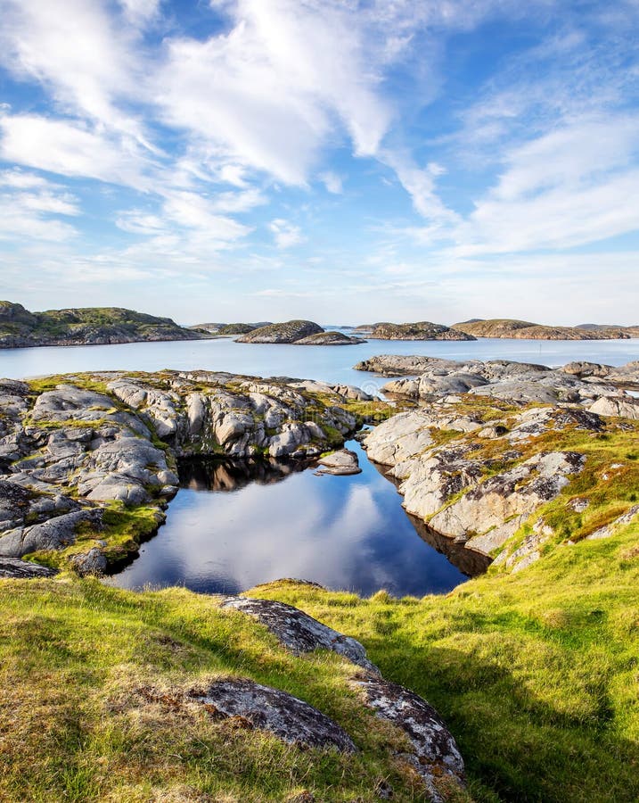 Coastal landscape royalty free stock photos