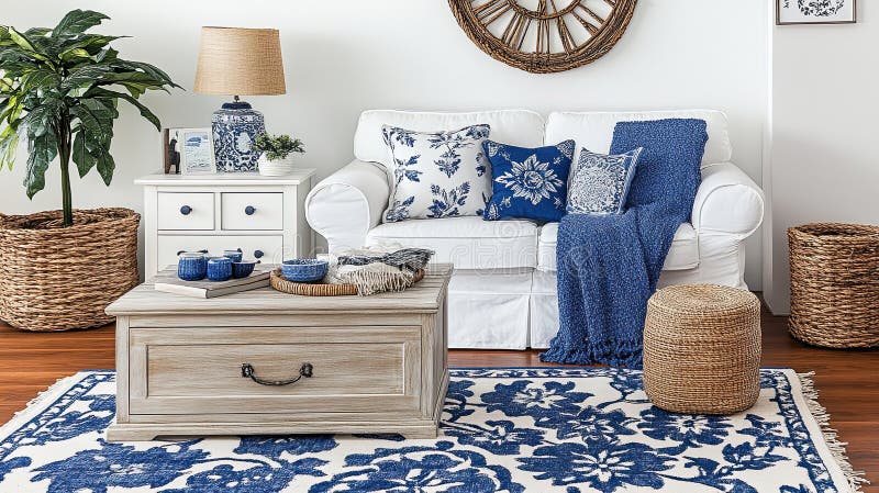 24 Blue and White Decor Ideas for a Bright Coastal Feel
