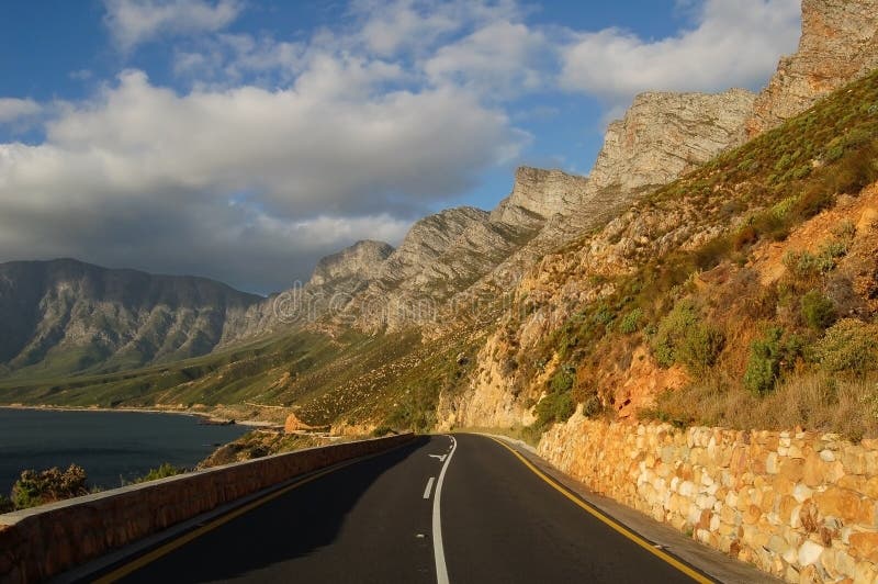 Coastal road of False Bay, South Africa