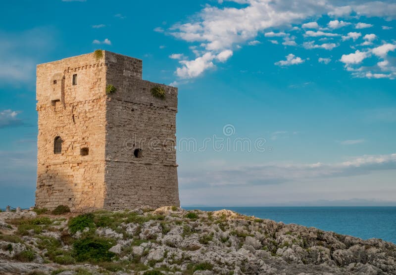 Coastal watchtower in Marina Serra