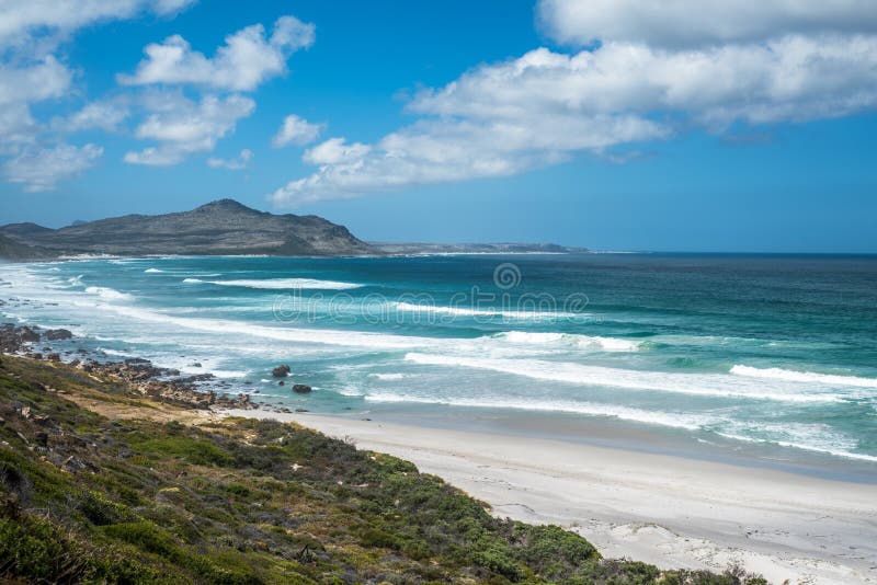The Coastline of the Cape Peninsula, South Africa Stock Image Image