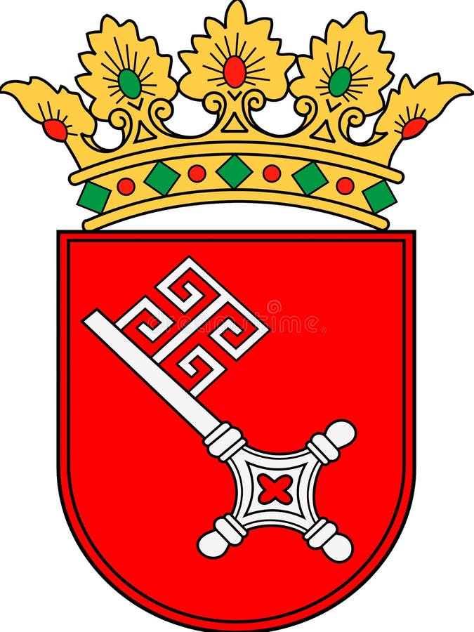 Coat of Arms of Bremen Germany Stock Illustration Illustration of