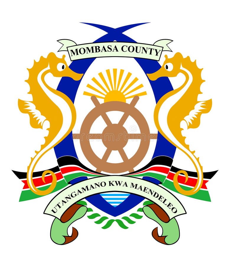 Kenya Coat of Arms. stock illustration. Illustration of national - 86649783