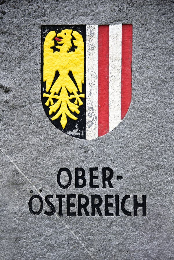 Coat of arms of Upper Austria royalty free stock photo Coat of arms of Upper Austria royalty free stock photo