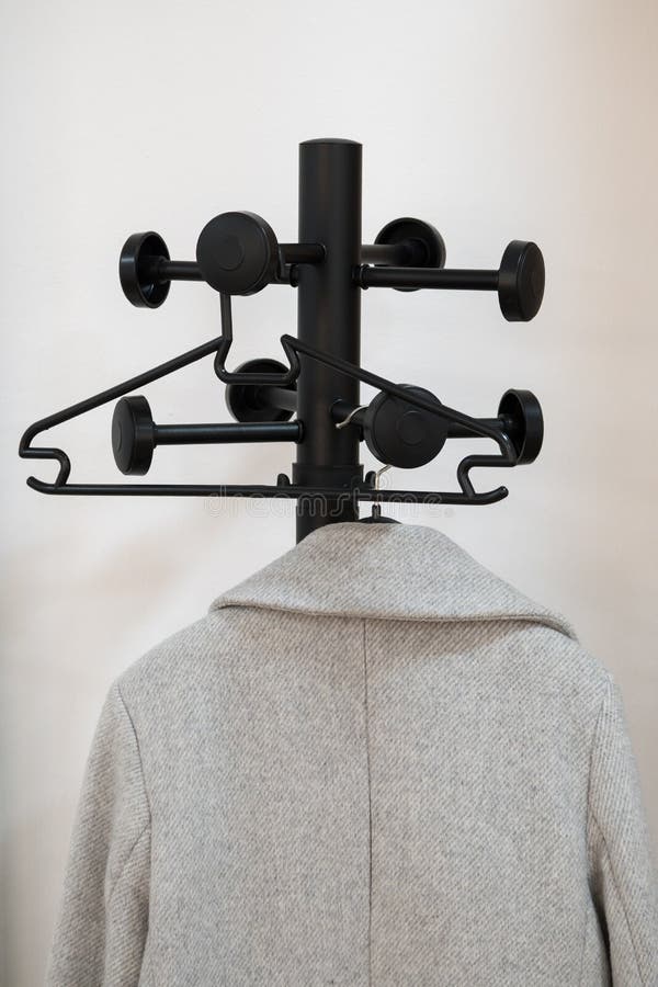 Coat and jacket hanger stock photo. Image of wardrobe 242756428