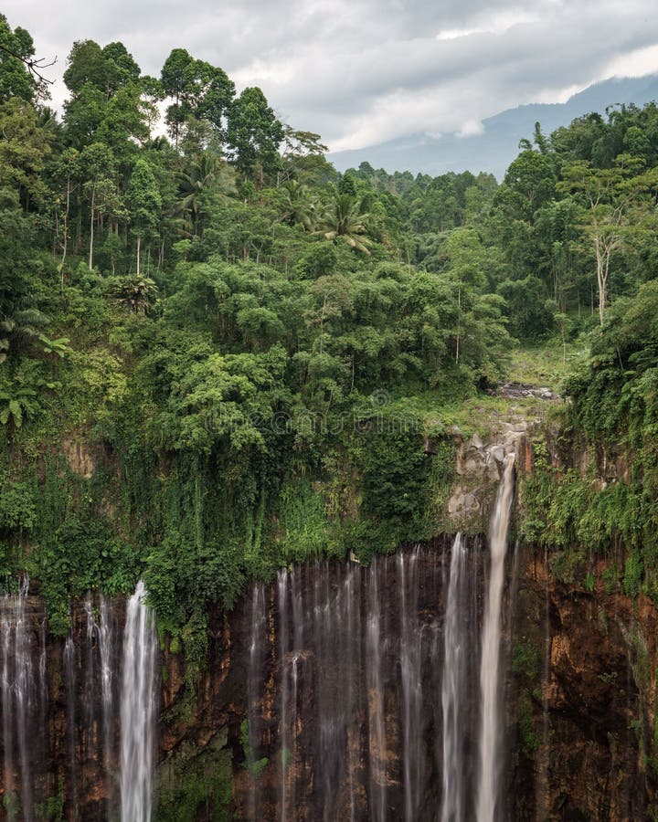 Coban Tumpak Sewu around Bromo Mountain in East Java stock image Coban Tumpak Sewu around Bromo Mountain in East Java stock image