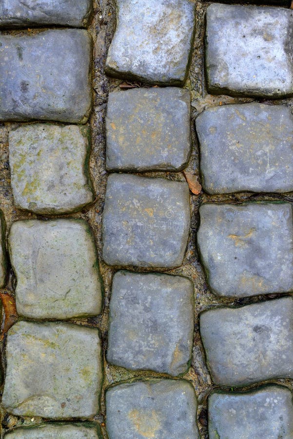 Cobbled road stock photography
