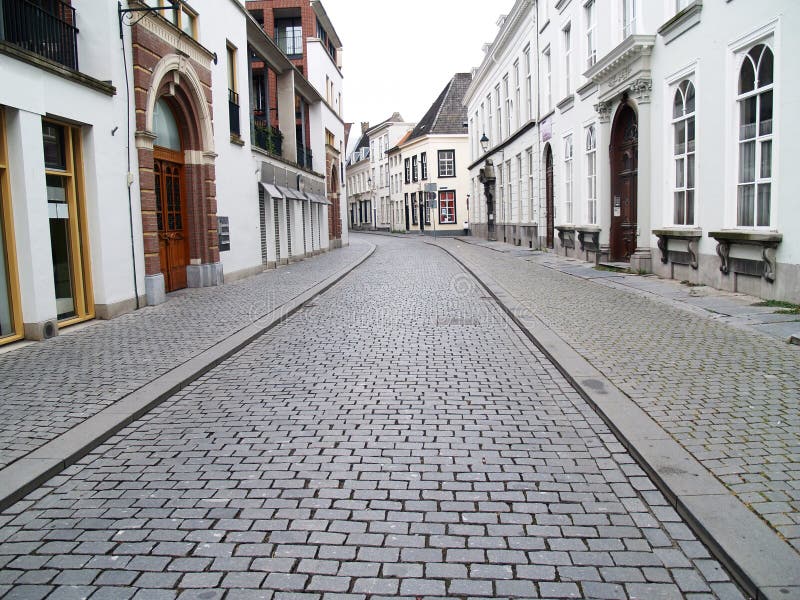 Cobblestone street stock photo. Image of destination, cart 1355870
