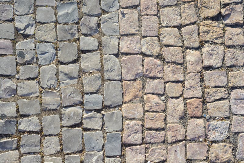 Cobblestone texture stock image