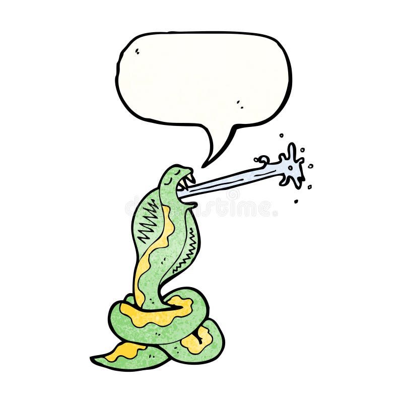 Cobra Dos Desenhos Animados Com Língua Para Fora Ilustração do Vetor -  Ilustração de camada, vetor: 129936681