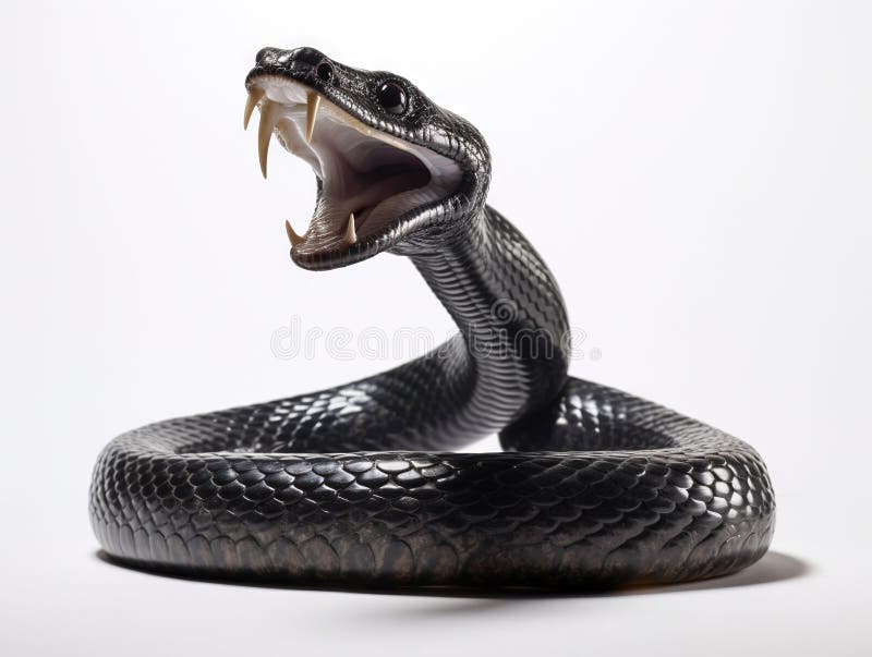 Cobra de desenho animado mostrando a língua
