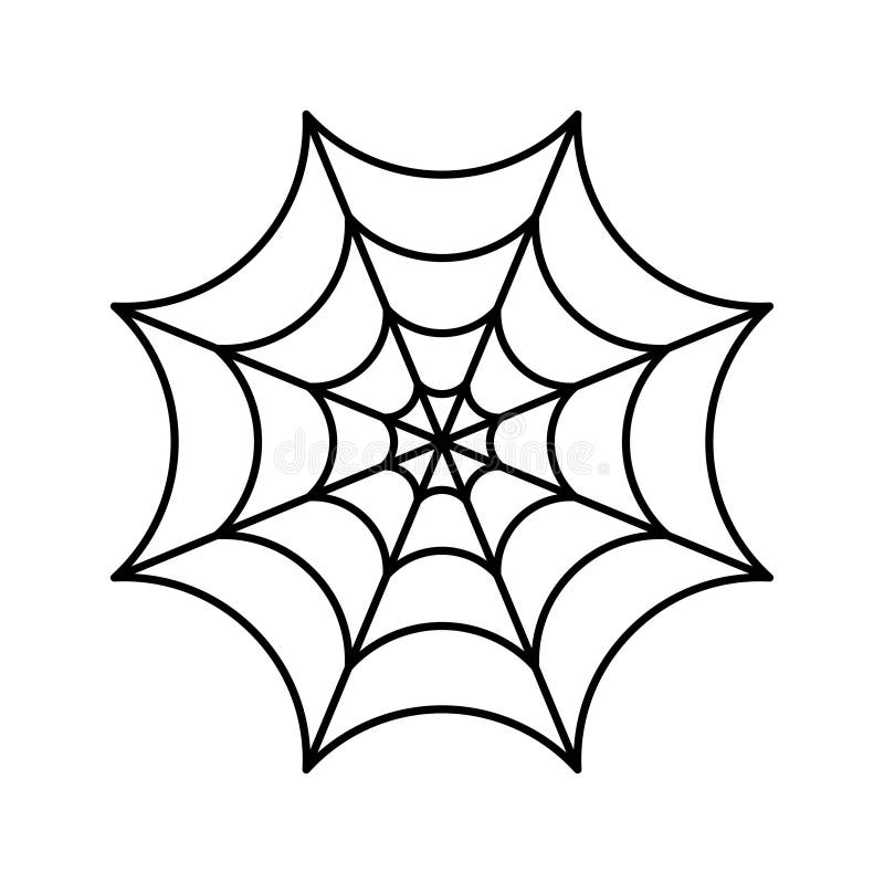 Vector Spiderweb stock vector. Illustration of drops, vector - 6752636