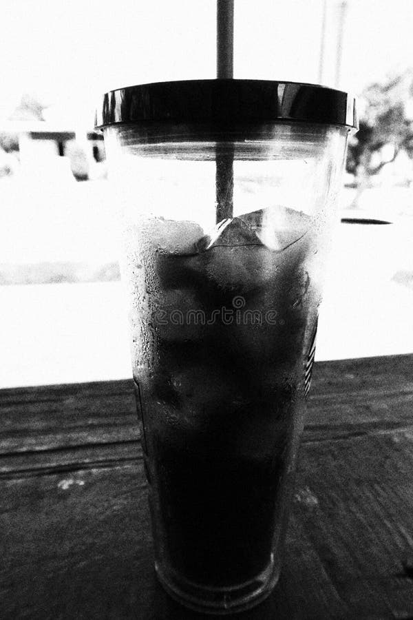 CocaCola Drink Glass with Ice Clear Plastic Cup for Keeping Cold Stock