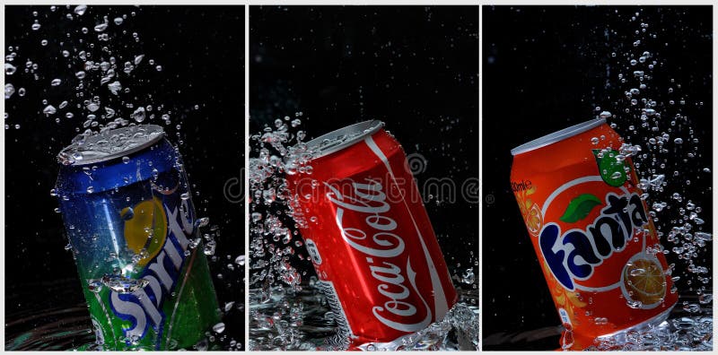 Cocacola Fanta Und Sprite Dosen Und Schweppes Stockfoto und mehr Bilder von  Fanta - Fanta, Sprite, Cola - iStock