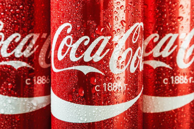 Coca Cola in a tin can royalty free stock images Coca Cola in a tin can royalty free stock images
