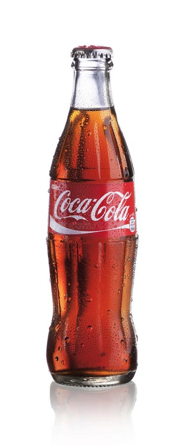 Coca - colaflaska arkivbilder
