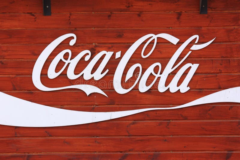 Coca - colavarumärke arkivfoto