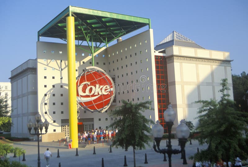 Coca - colavärldshuvudkontor, Atlanta, GA royaltyfri bild