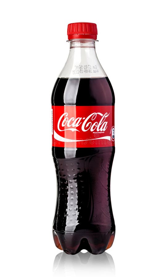 Coca - plast- flaska för cola royaltyfri foto