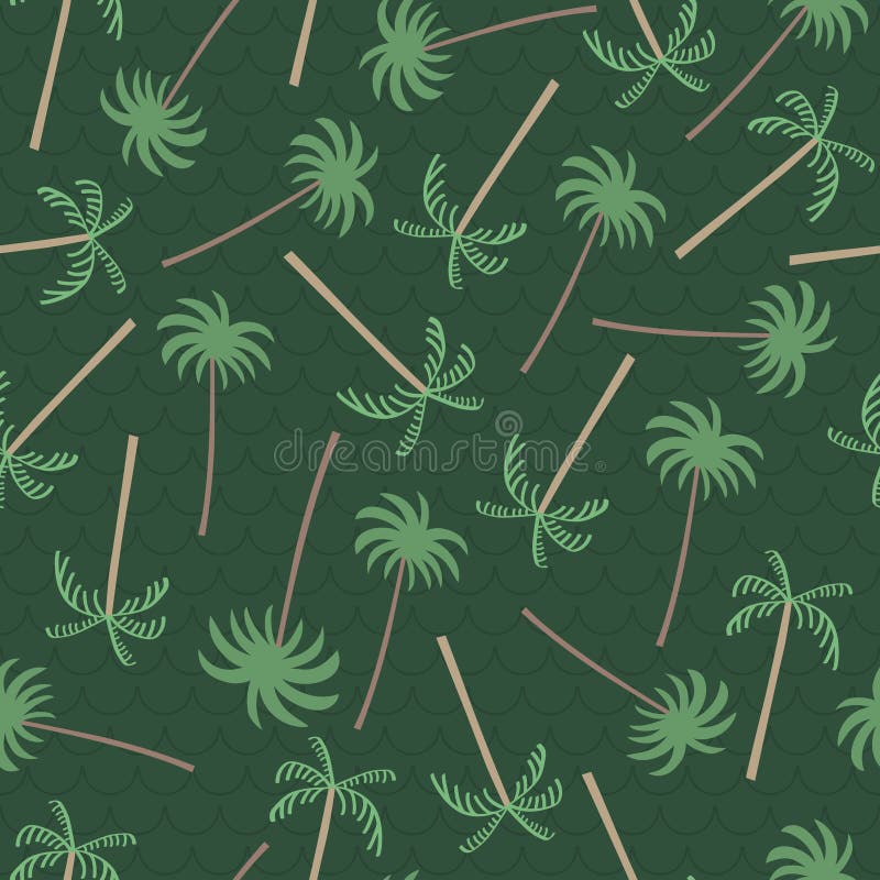 Cocco verde astratto nel fondo ondulato illustrazione vettoriale Cocco verde astratto nel fondo ondulato illustrazione vettoriale