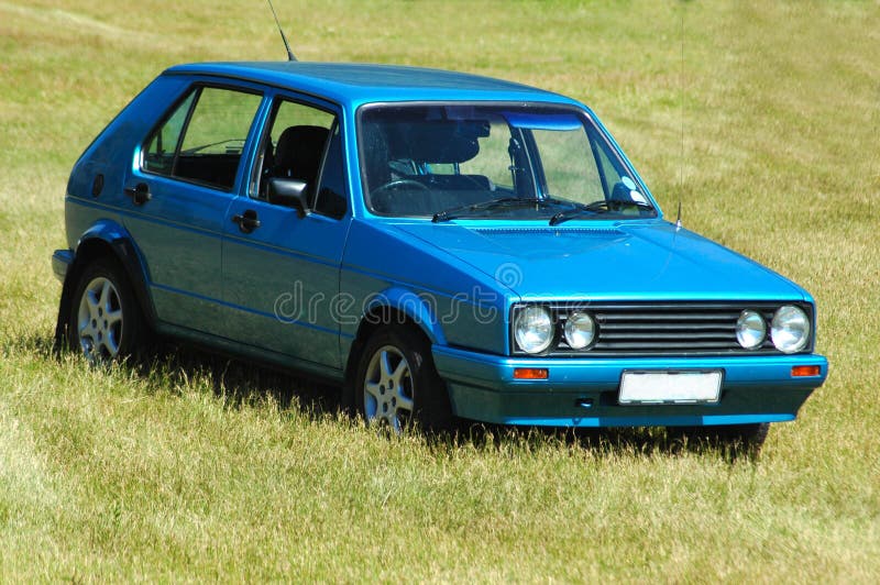 Coche azul fotos de archivo Coche azul fotos de archivo