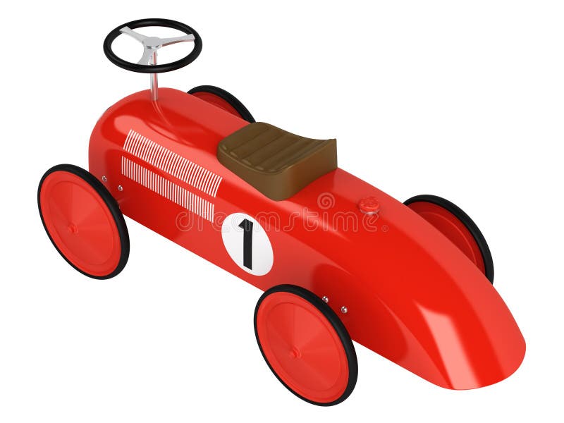 Coche de competición del juguete ilustración del vector Coche de competición del juguete ilustración del vector