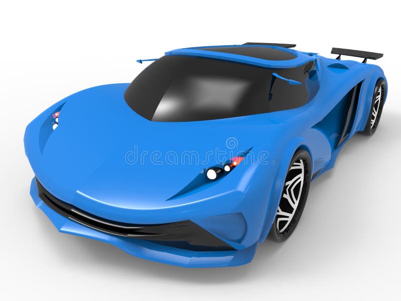 Coche de deportes futurista libre illustration Coche de deportes futurista libre illustration