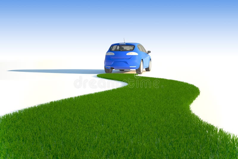 Coche de Eco ilustración del vector Coche de Eco ilustración del vector