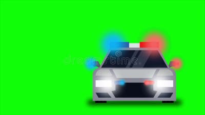 Sirena de policía- persecución policial -efecto de sonido 