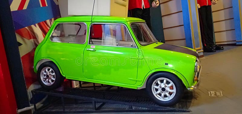 Coche frijol fresco verde mini fotografía de archivo libre de regalías