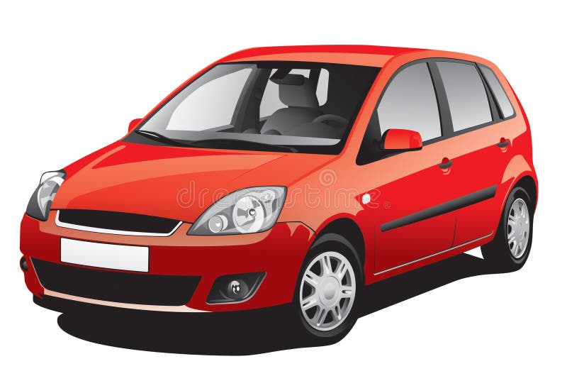 A red normal family car parked. Slick lines and light reflections suggest a clean car, well taken care of. Vector file as Corel Draw .cdr. A red normal family car parked. Slick lines and light reflections suggest a clean car, well taken care of. Vector file as Corel Draw .cdr