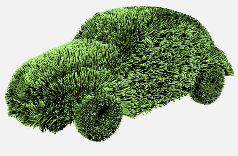 Coche verde ilustración del vector Coche verde ilustración del vector