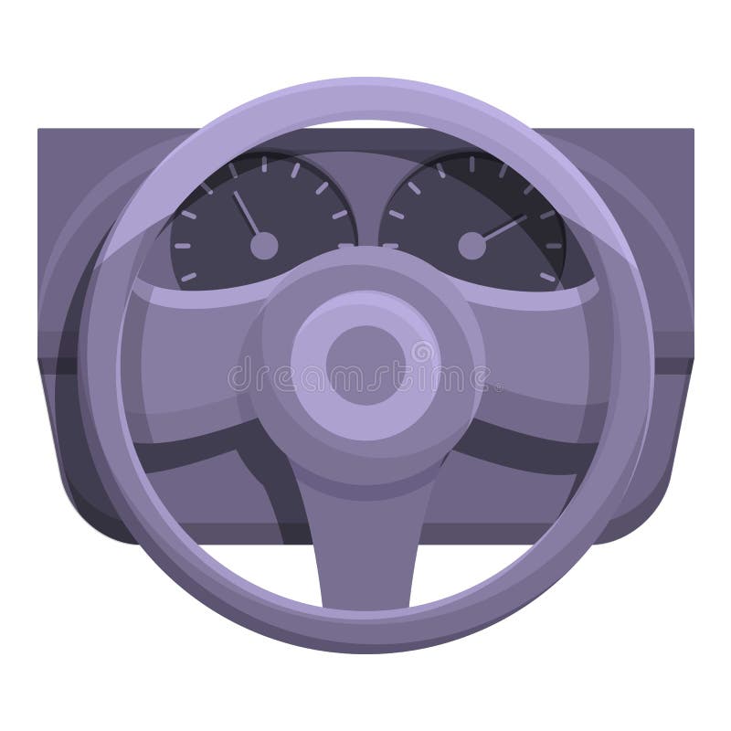 icono de volante de coche, estilo de dibujos animados 14280831