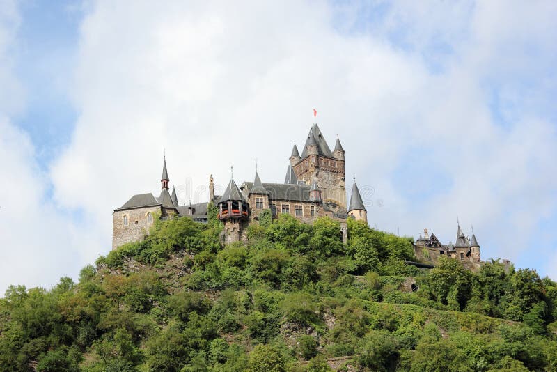 The Cochem Imperial Castle (Reichsburg), Germany.