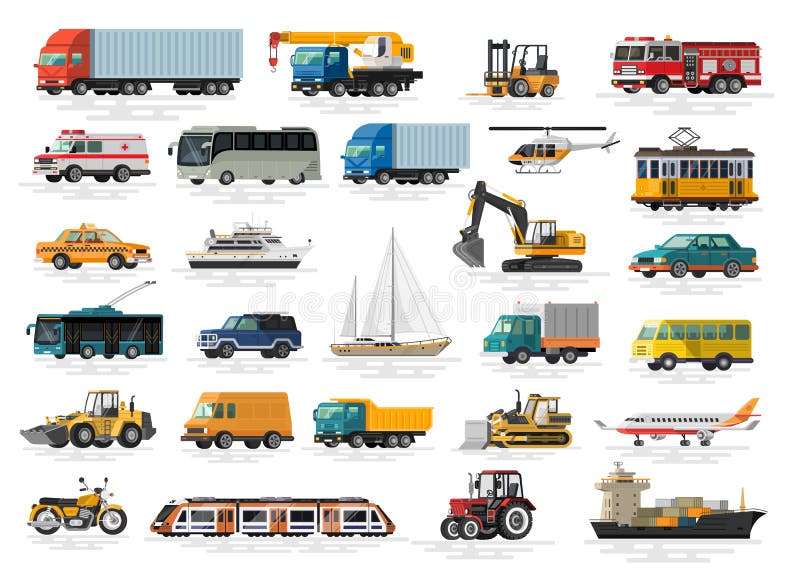 Coches urbanos, de la ciudad e iconos planos del vector del transporte de los vehículos fijados ilustración del vector Coches urbanos, de la ciudad e iconos planos del vector del transporte de los vehículos fijados ilustración del vector