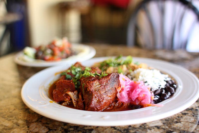 cochinita pibil talerz fotografia royalty free cochinita pibil talerz fotografia royalty free