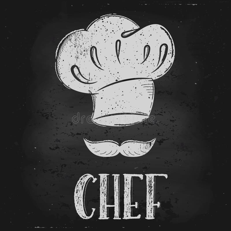 Cocinero del sombrero del vector ilustración del vector Cocinero del sombrero del vector ilustración del vector