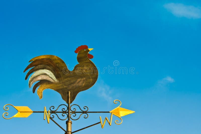 A Rooster Weather Vane