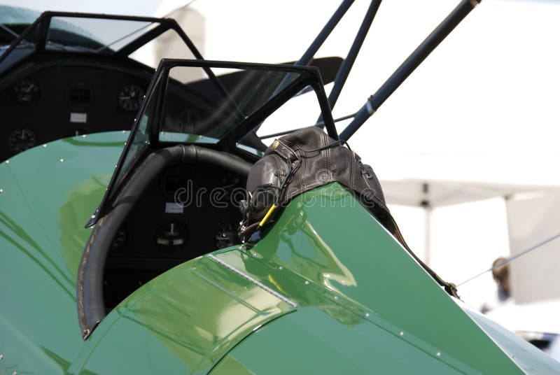 Cockpit and flight helmet stock photo. Image of freedom 9503244