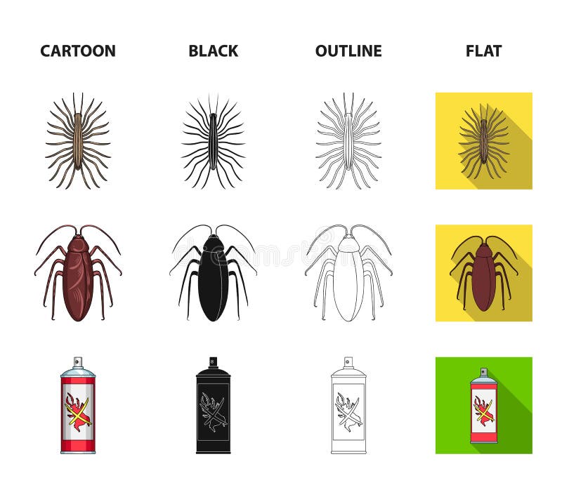 Cockroach and Equipment for Disinfection Cartoon,black,outline,flat Icons in Set Collection for Design. Pest Control Stock Vector - Illustration of spray, sign: 116027411 Cockroach and Equipment for Disinfection Cartoon,black,outline,flat Icons in Set Collection for Design. Pest Control Stock Vector - Illustration of spray, sign: 116027411
