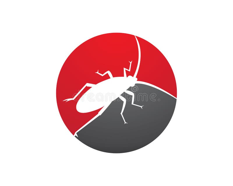 Cockroach vector icon stock illustration